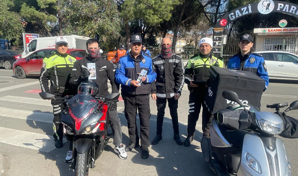 Samsun'da motosikletlilere yönelik farkındalık semineri düzenlendi 