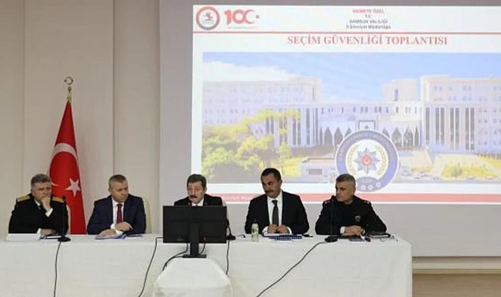 Samsun'da Seçim Güvenliği İçin 4 Bin 634 Personel Görevlendirildi