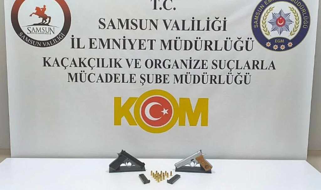 Samsun'da silah kaçakçılığı operasyonu: 1 şüpheli gözaltına alındı