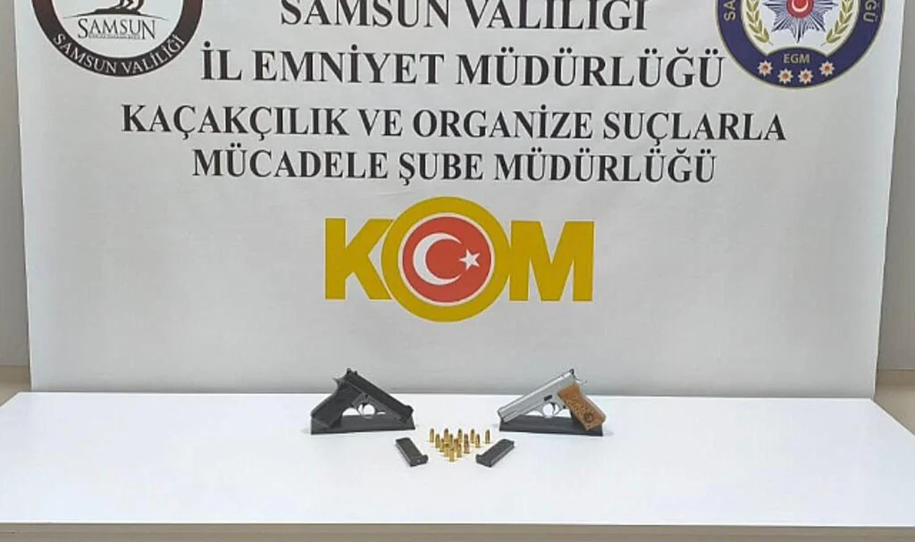 Samsun'da Silah Kaçakçılığı Yaptığı İddia Edilen Zanlı Yakalandı