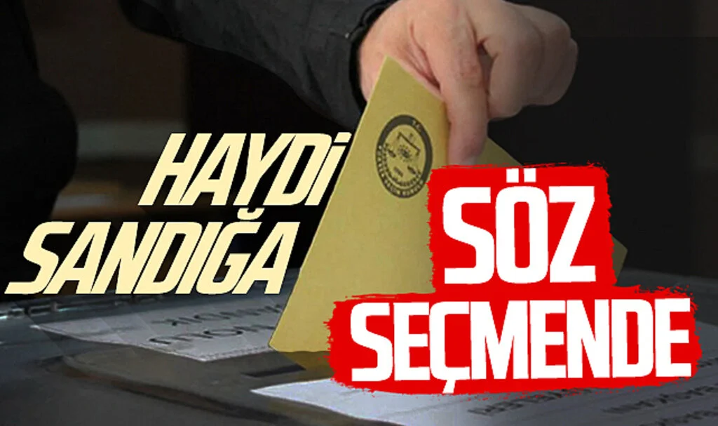 Samsun'da söz seçmende, haydi sandığa!