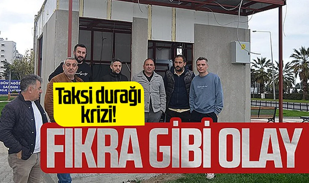Samsun'da taksi durağı krizi! Karadeniz fıkrası gibi... 