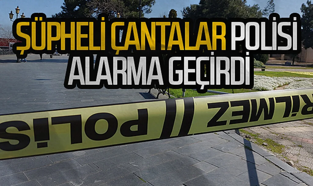 Samsun'daki Şüpheli Çantalar Polisi Alarma Geçirdi
