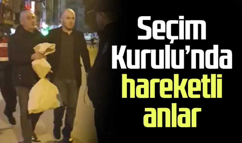 Samsun İlçe Seçim Kurulu'nda hareketli anlar