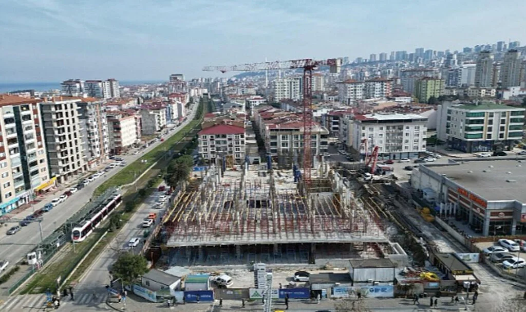 Samsun Şehir Kütüphanesi yükseliyor
