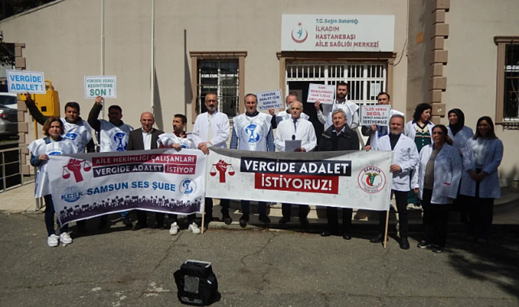 Samsun Tabip Odası ve SES: Aile hekimliği çalışanları vergide adalet istiyor 
