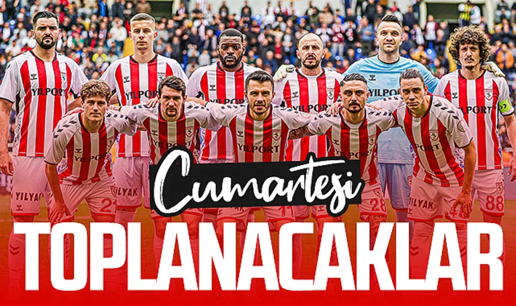 Samsunspor Cumartesi günü toplanıyor
