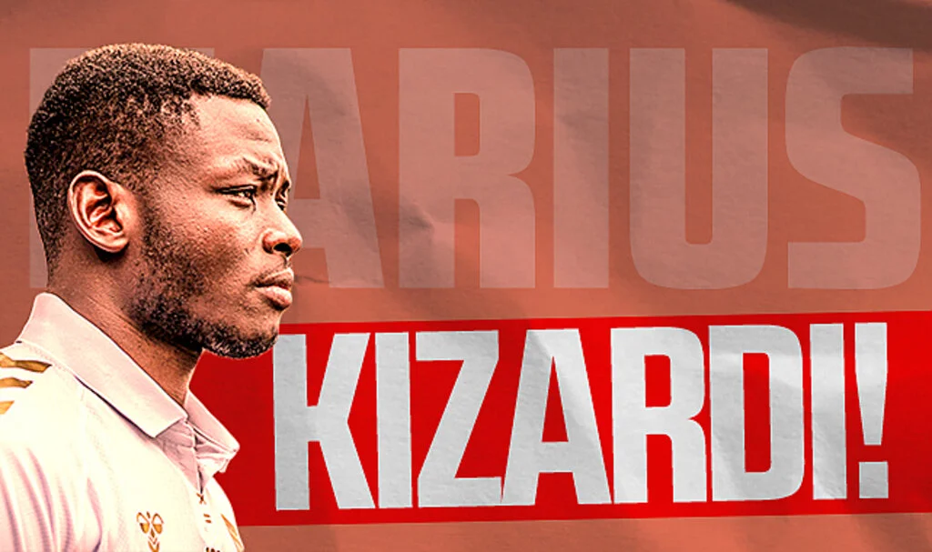 Samsunspor'da Marius Mouandilmadji kırmızı kart gördü