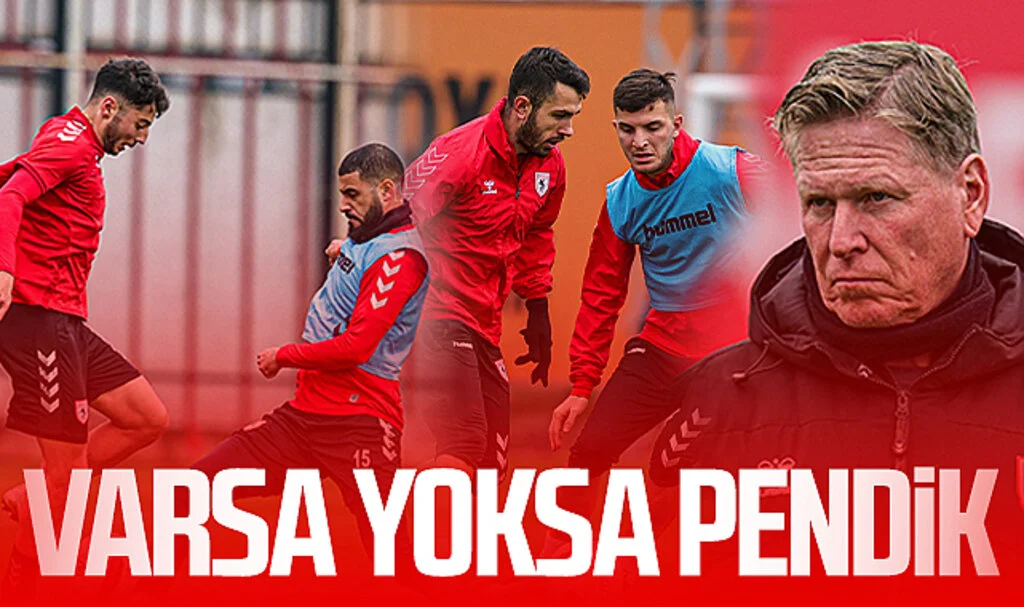 Samsunspor'da Markus Gisdol oyuncularını Pendikspor maçına hazırlıyor