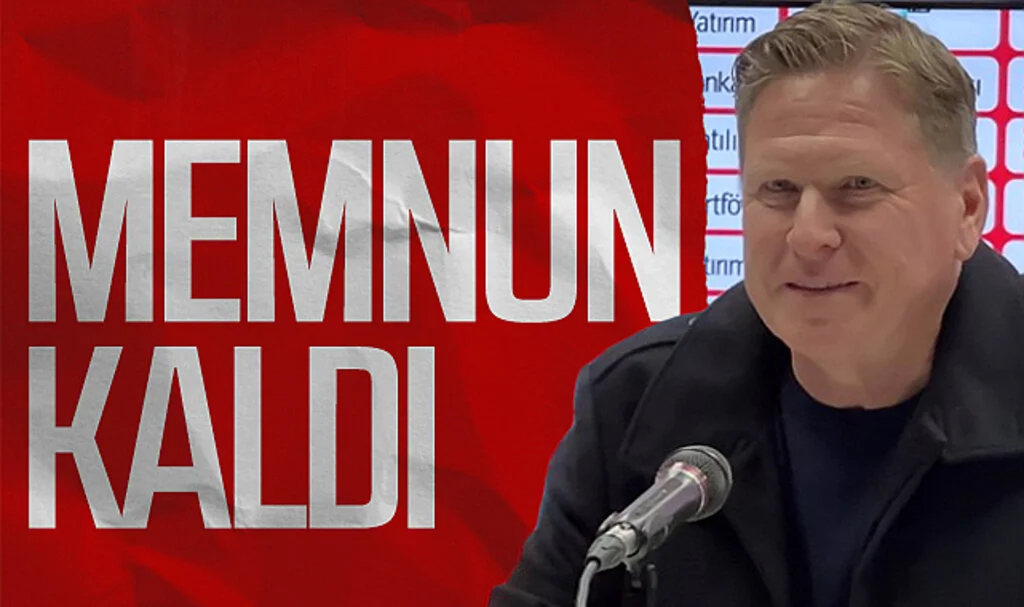 Samsunspor'da Markus Gisdol sonuçtan memnun kaldı