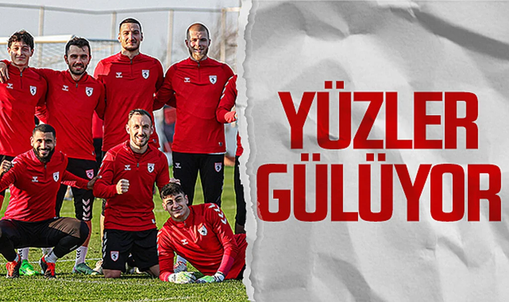 Samsunspor'da yüzler gülüyor
