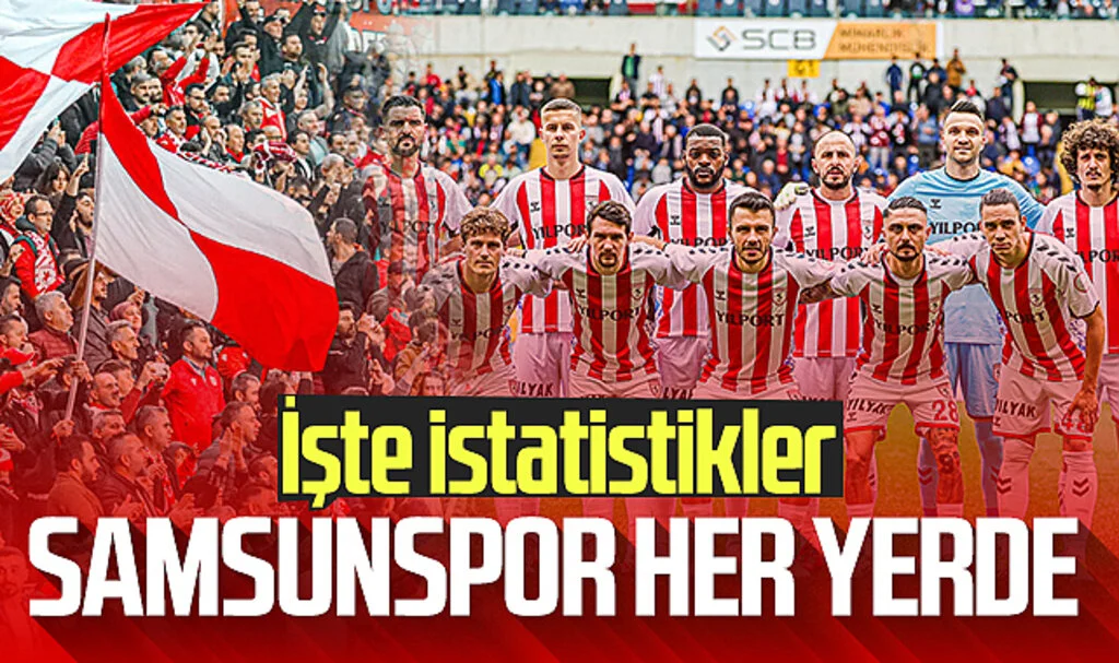 Samsunspor her yerde! İşte takımın dikkat çeken performansı