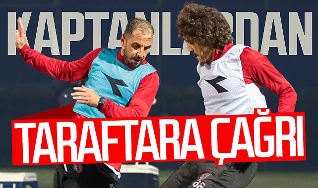 Samsunspor kaptanlarından taraftara çağrı