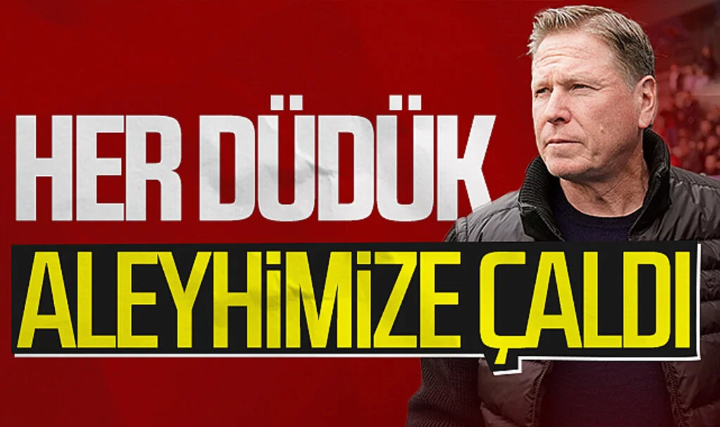 Samsunspor Teknik Direktörü Markus Gisdol: 'Her düdük aleyhimize çaldı'