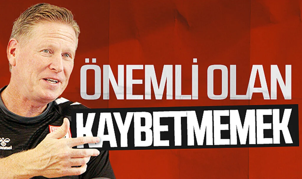 Samsunspor Teknik Direktörü Markus Gisdol: Önemli olan kaybetmemek