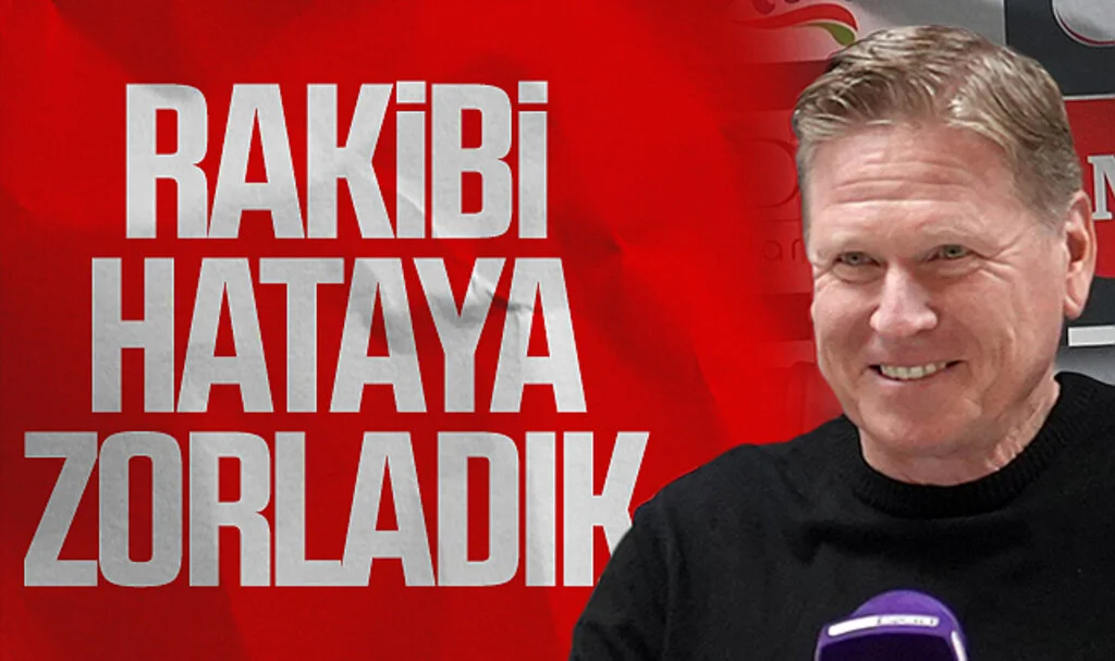 Samsunspor Teknik Direktörü Markus Gisdol: Rakibi hataya zorladık