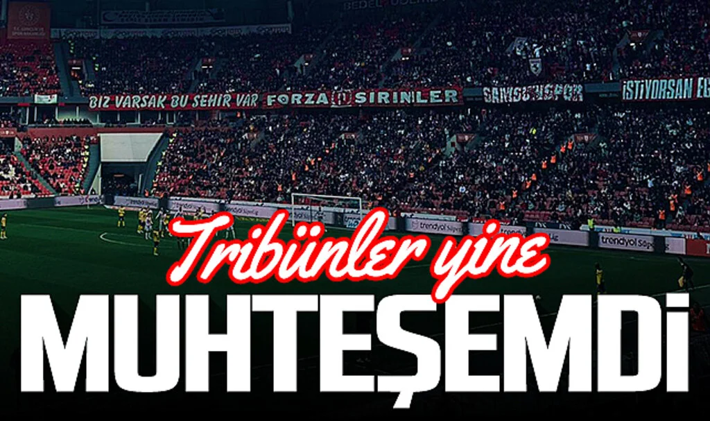 Samsunspor tribünleri büyüledi