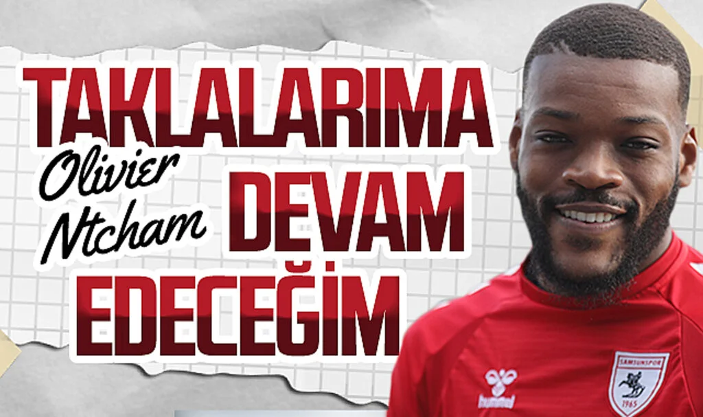 Samsunspor'un Ntcham'ı: "Maçı Kazandıran Golde Taklalarıma Devam Edeceğim"
