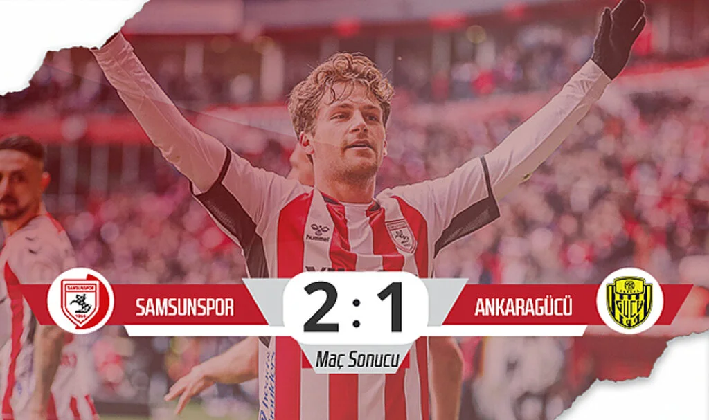Son Dakika! Samsunspor: 2 – Ankaragücü: 1 (Maç Sonucu)
