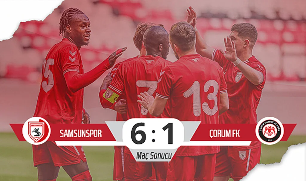 Son Dakika! Samsunspor: 6 - Çorum FK: 1 (Hazırlık Maçı Sonucu)