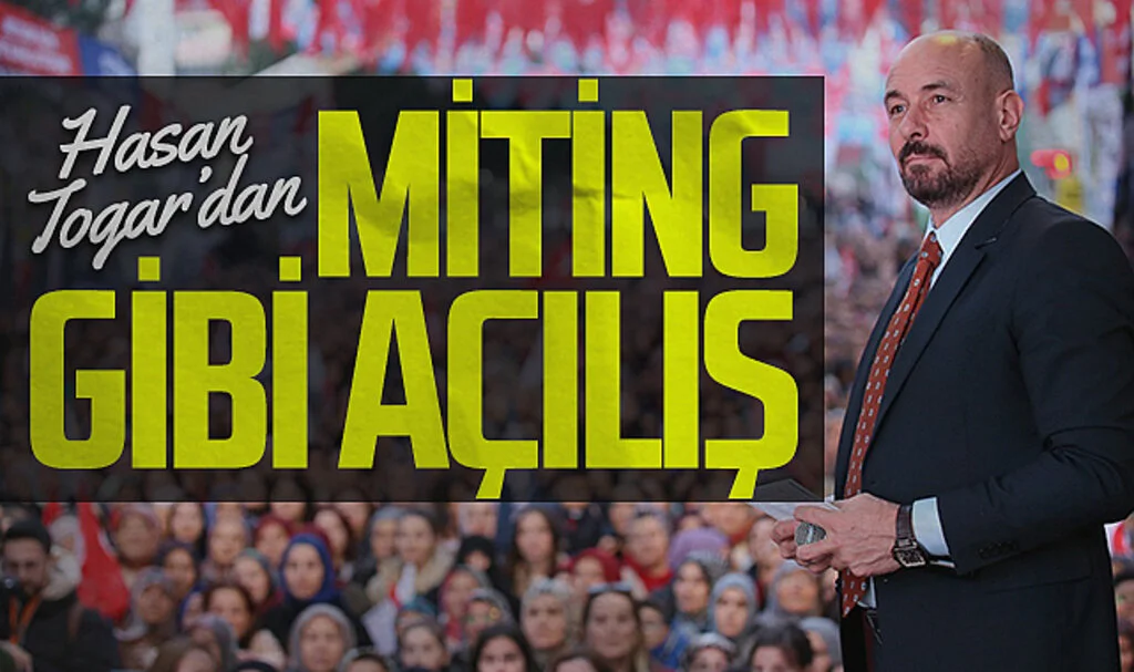 Tekkeköy Belediye Başkanı Hasan Togar'dan miting ve toplu açılış