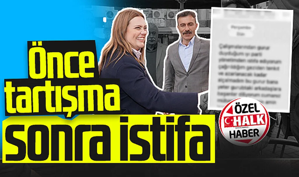 Terme İYİ Parti'de önce tartışma sonra istifa