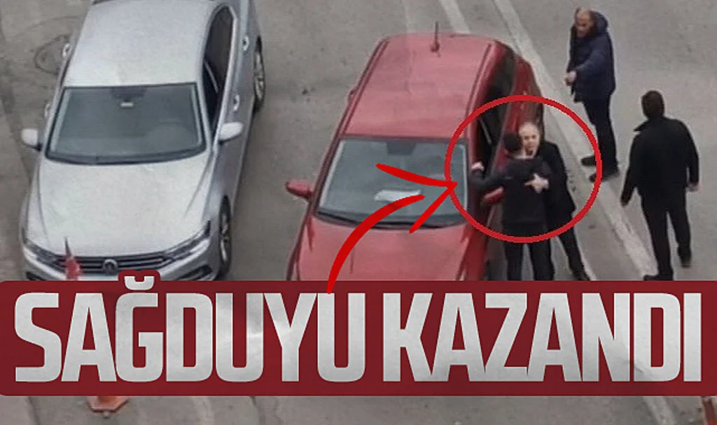 Trafikte Olgun Davranış Gerginliği Yatıştırdı