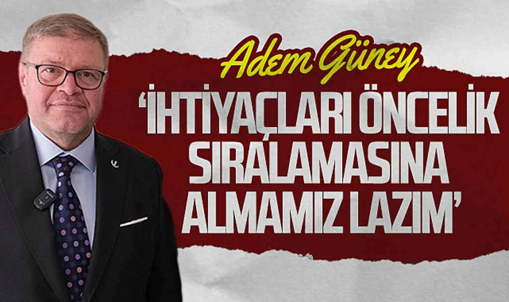 Yeniden Refah Partisi'nin Samsun Büyükşehir Adayı Adem Güney: "İhtiyaçları öncelik sıralamasına almamız lazım"