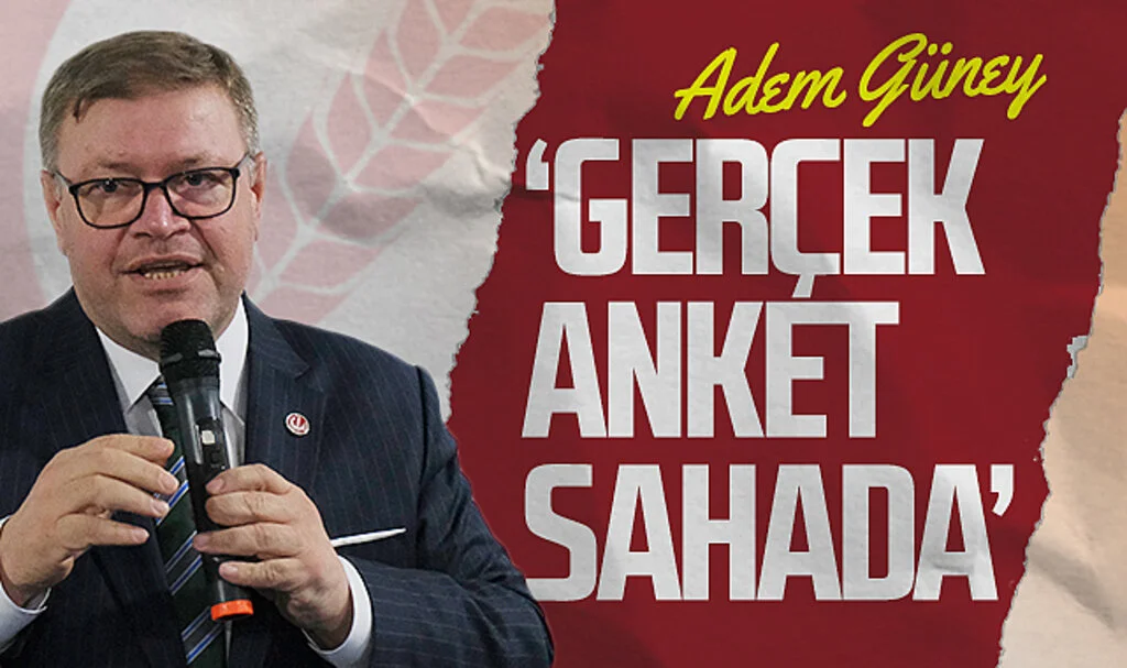 Yeniden Refah Partisi Samsun Büyükşehir Adayı Adem Güney: "Gerçek anket sahada ve sahada Yeniden Refah Partisi var"