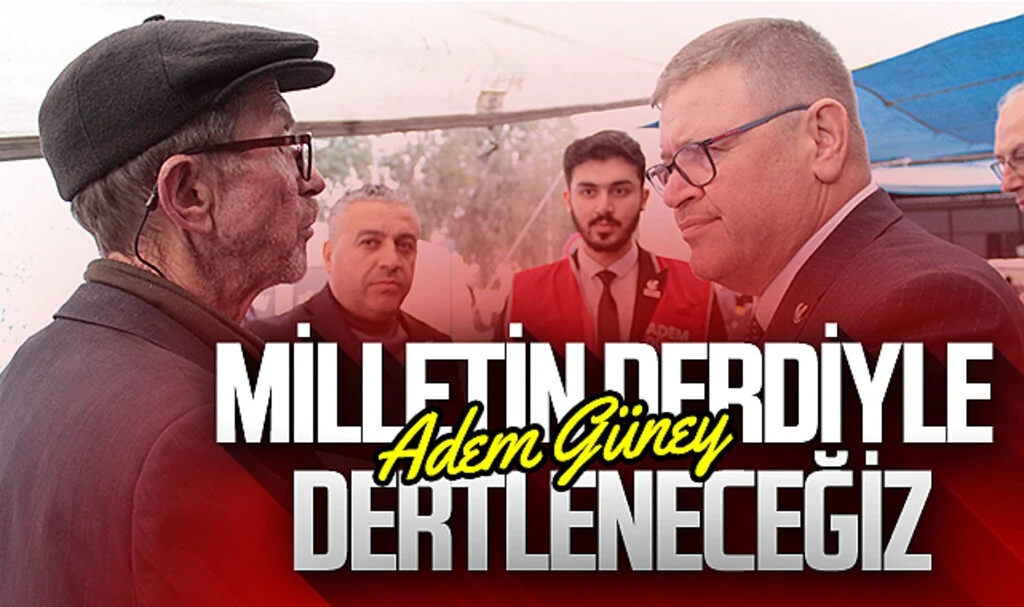 Yeniden Refah Partisi Samsun Büyükşehir Adayı Adem Güney: "Milletin derdiyle dertleneceğiz"