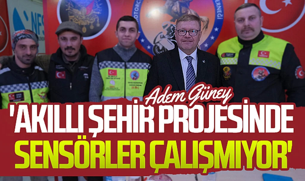 Yeniden Refah Partisi Samsun Büyükşehir Adayı Av. Adem Güney: 'Akıllı Şehir projesinde  sensörler çalışmıyor'