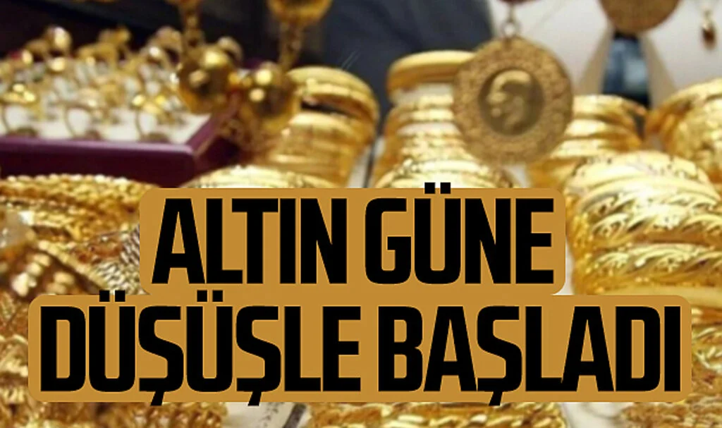 Altının Gram Fiyatı Güne Düşüşle Başladı: 2,416 TL