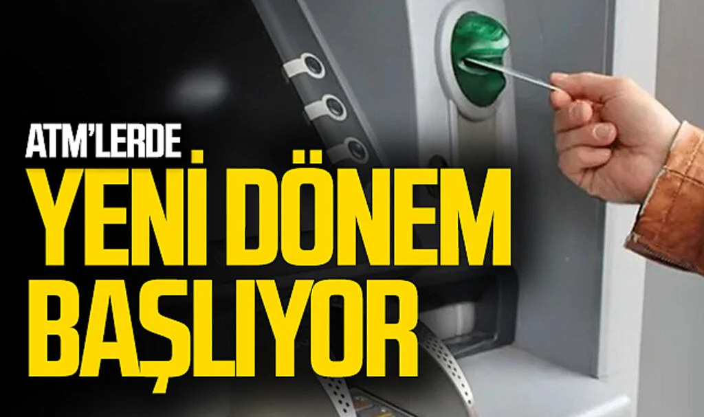ATM'lerde yeni dönem başlıyor: Artık 10 ve 20 TL'lik banknotlar çekilemeyecek