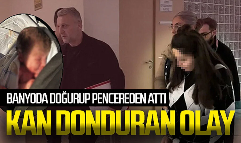 Banyoda Doğurduğu Bebeği Pencereden Attı