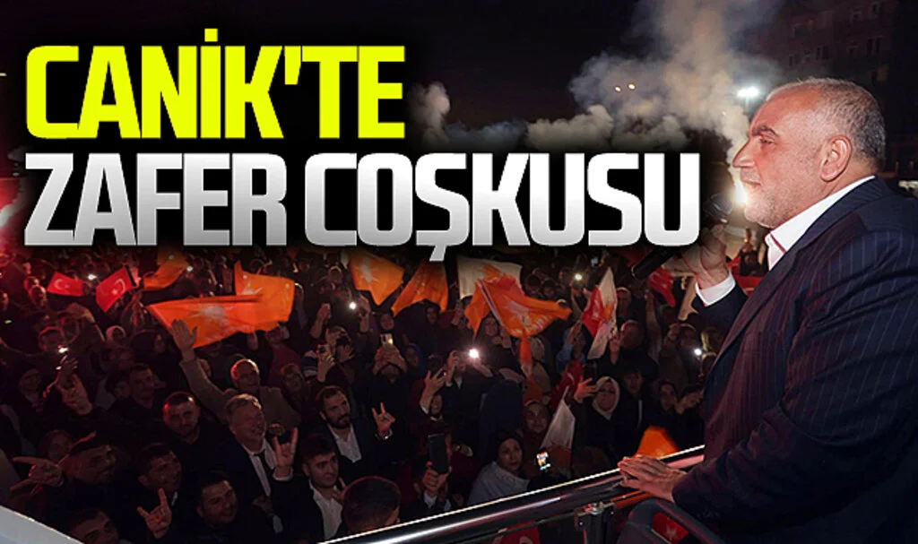 Canik'te zafer coşkusu