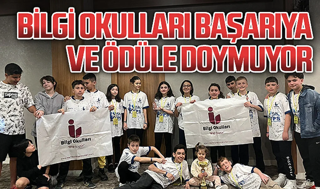 Bilgi Okulları başarıya ve ödüle doymuyor