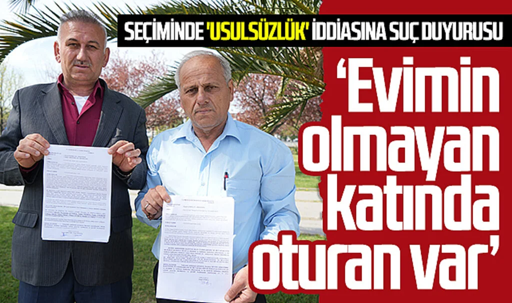 Canik İmamlar Mahallesi  seçiminde 'usulsüzlük' iddiasına suç duyurusu 
