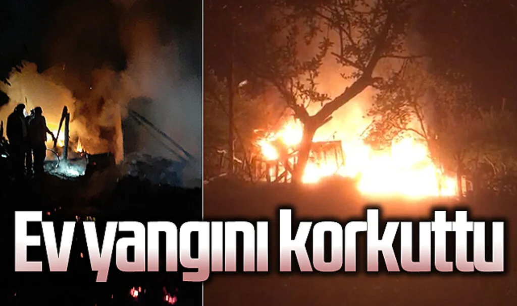 Çarşamba'da sobadan çıkan yangın korkuttu