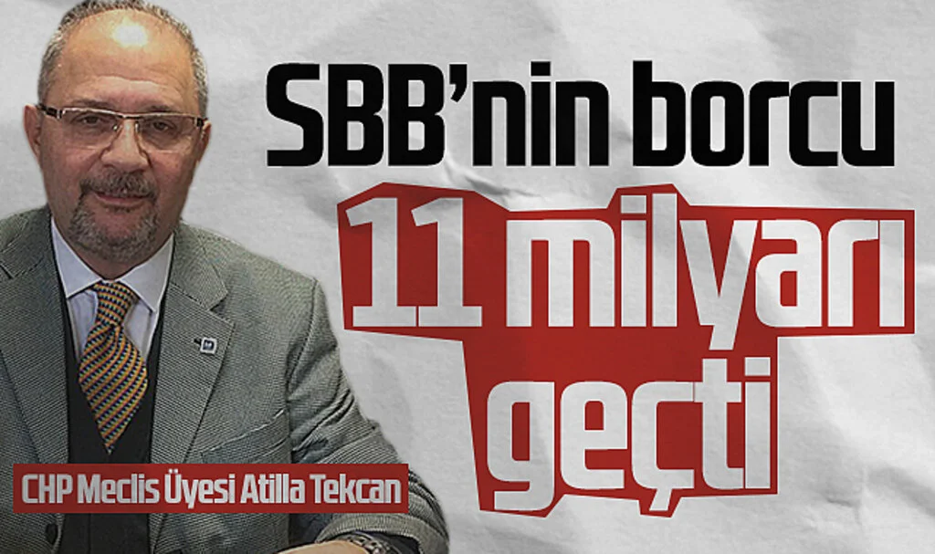 CHP Meclis Üyesi Atilla Tekcan: Samsun Büyükşehir Belediyesi'nin borcu 11 milyarı geçti 