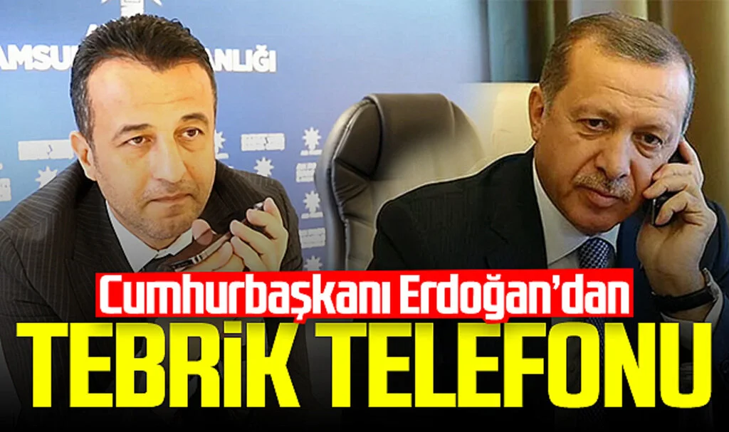 Cumhurbaşkanı Erdoğan'dan SBB Başkanı Halit Doğan'a tebrik telefonu