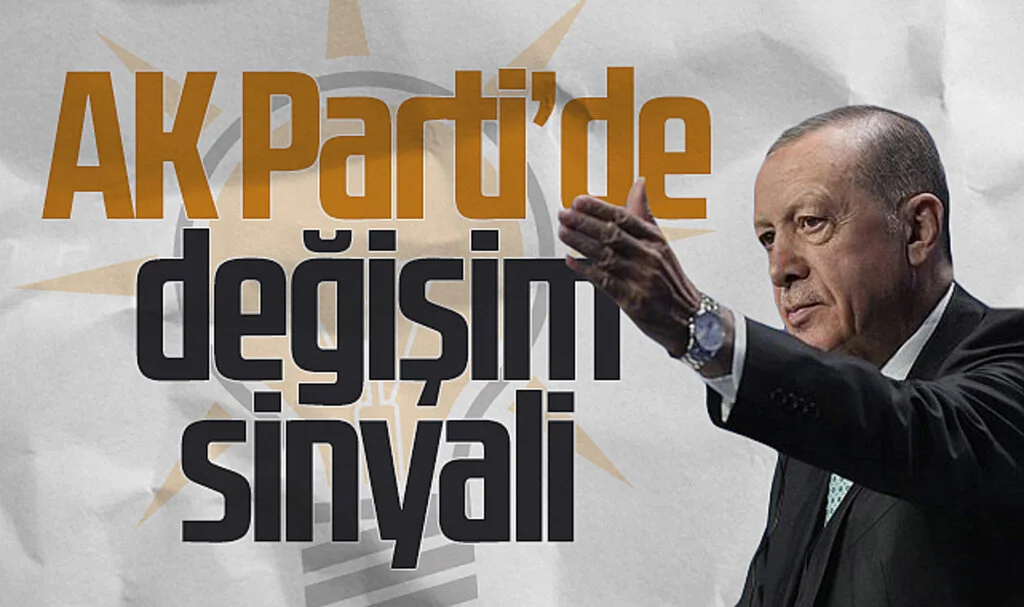Cumhurbaşkanı Erdoğan düğmeye bastı: AK Parti'de büyük değişim sinyali