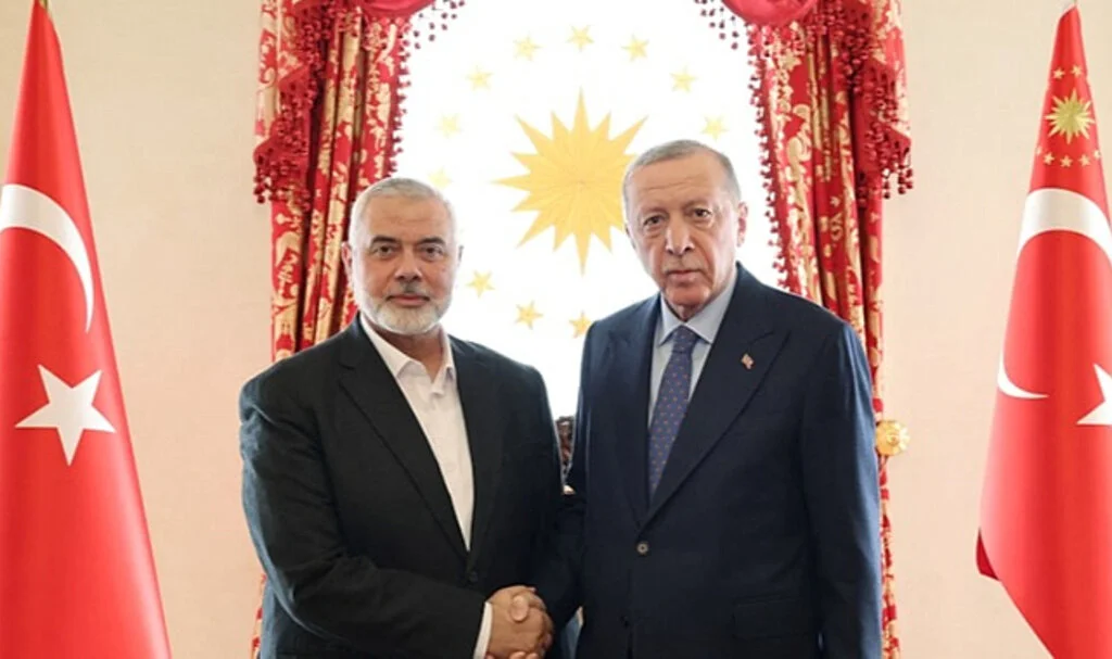 Cumhurbaşkanı Erdoğan, Hamas lideriyle görüştü