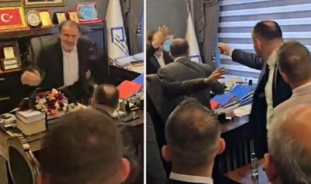 Devir Teslim Töreninde ortalık karıştı! Eski Başkan, Milletvekiline küfür etti