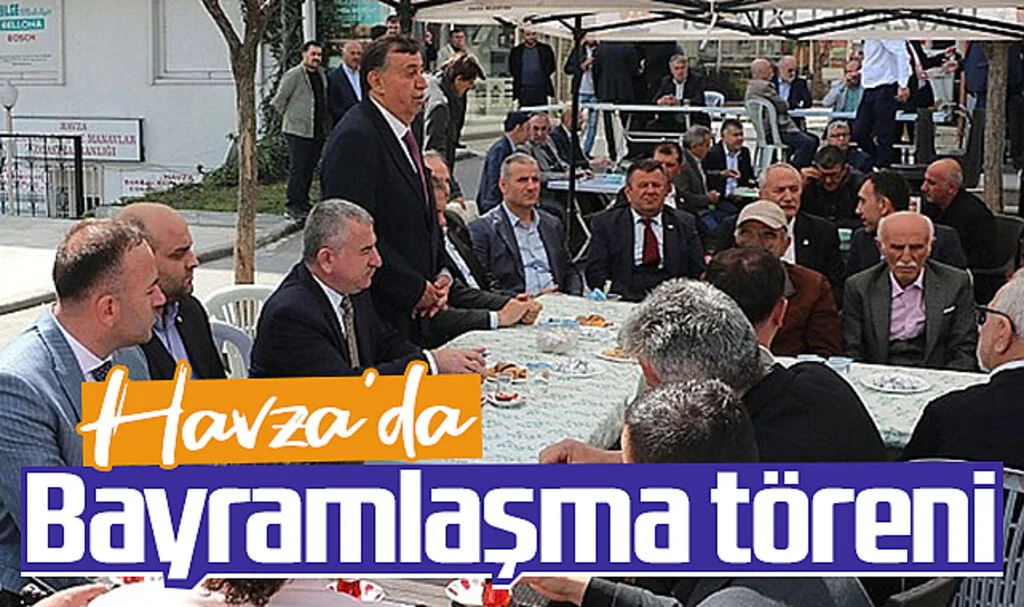 Havza'da Belediyesi Tarafından Düzenlenen Bayramlaşma Programı Yoğun İlgi Gördü