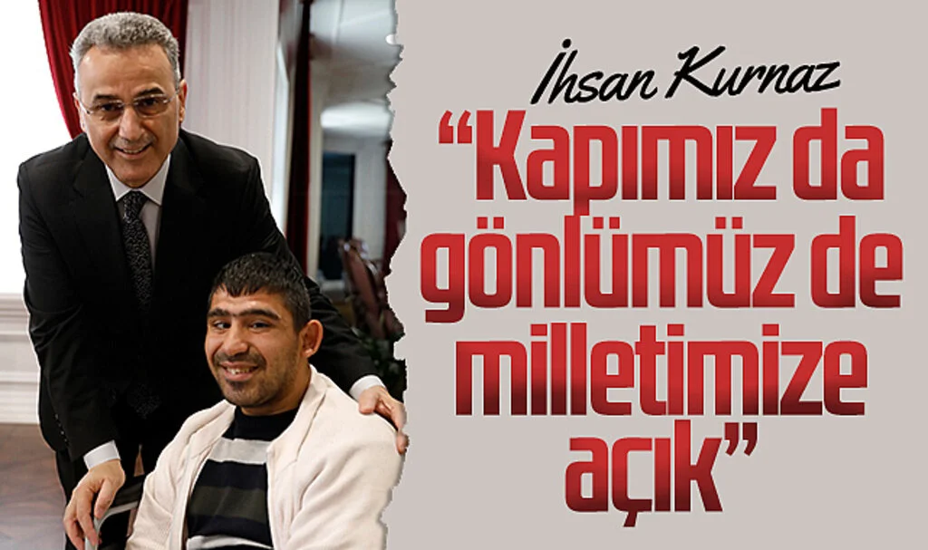 İlkadım Belediye Başkanı İhsan Kurnaz: Kapımız da gönlümüz de milletimize açık