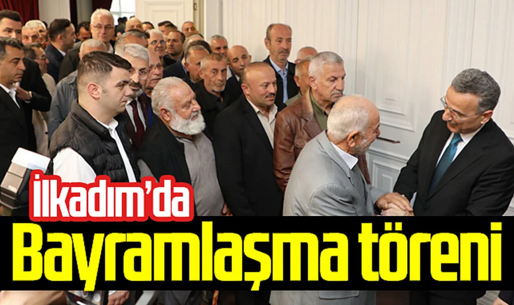 İlkadım Belediye Başkanı İhsan Kurnaz vatandaşla bayramlaştı