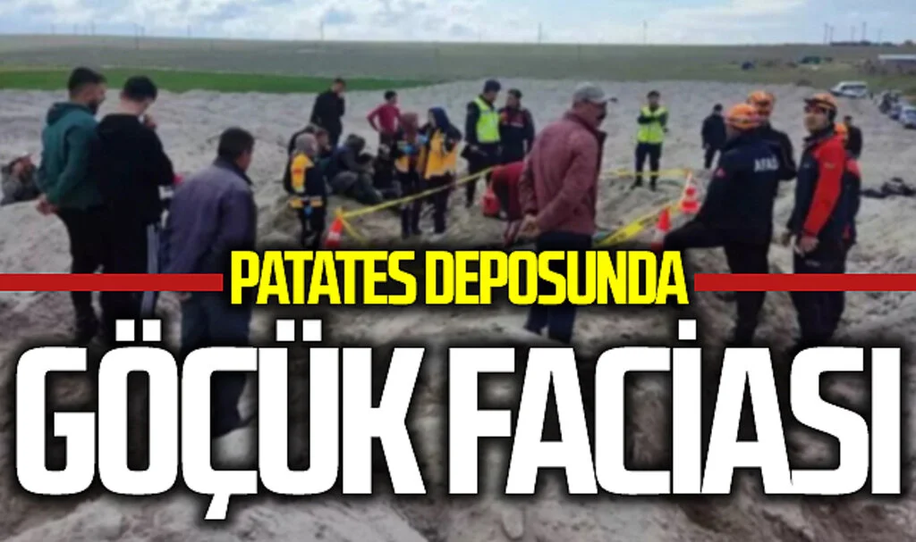 İşçiler göçük altında kaldı, can kayıpları var! Niğde'de patates deposunda çökme