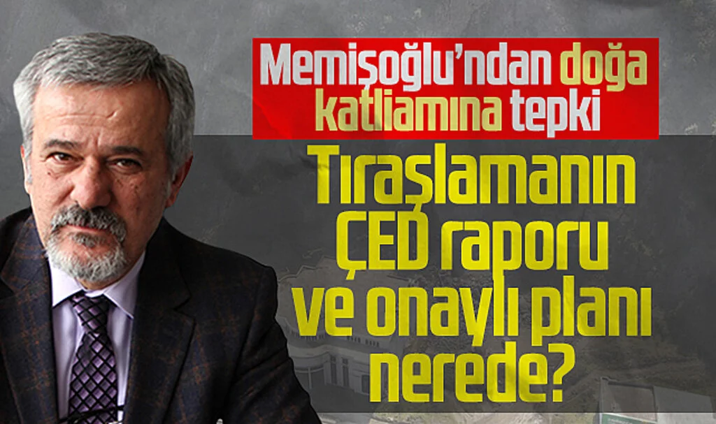 İshak Memişoğlu'ndan Samsun'daki doğa katliamına tepki: 'Tıraşlamanın ÇED raporu ve onaylı planı nerede?'