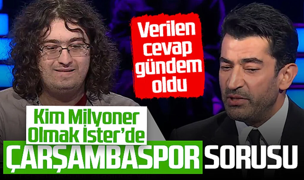 'Kim Milyoner Olmak İster?' programında Çarşambaspor sorusu! Verilen cevap gündem oldu...