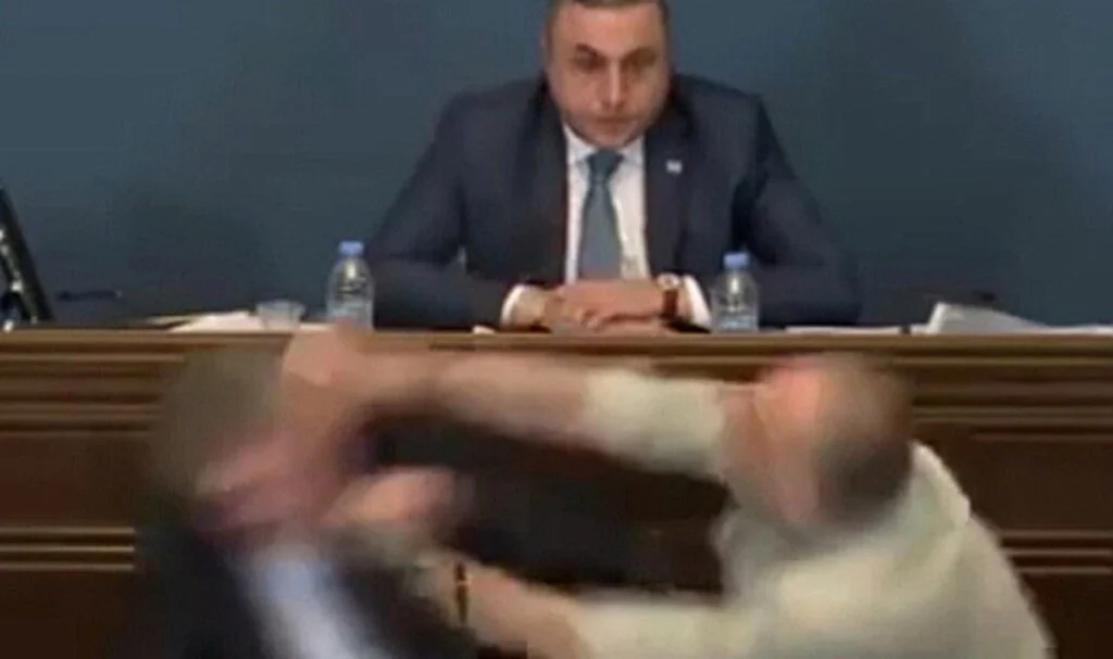 Mecliste yumruklu kavga